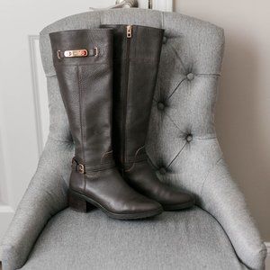 USED Coach Sullivan Safari Riding Boots Brown 8.5